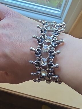 1950s Vintage Rhinestone Bracelet